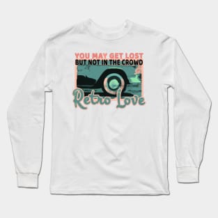 60s Retro Car Lover Long Sleeve T-Shirt